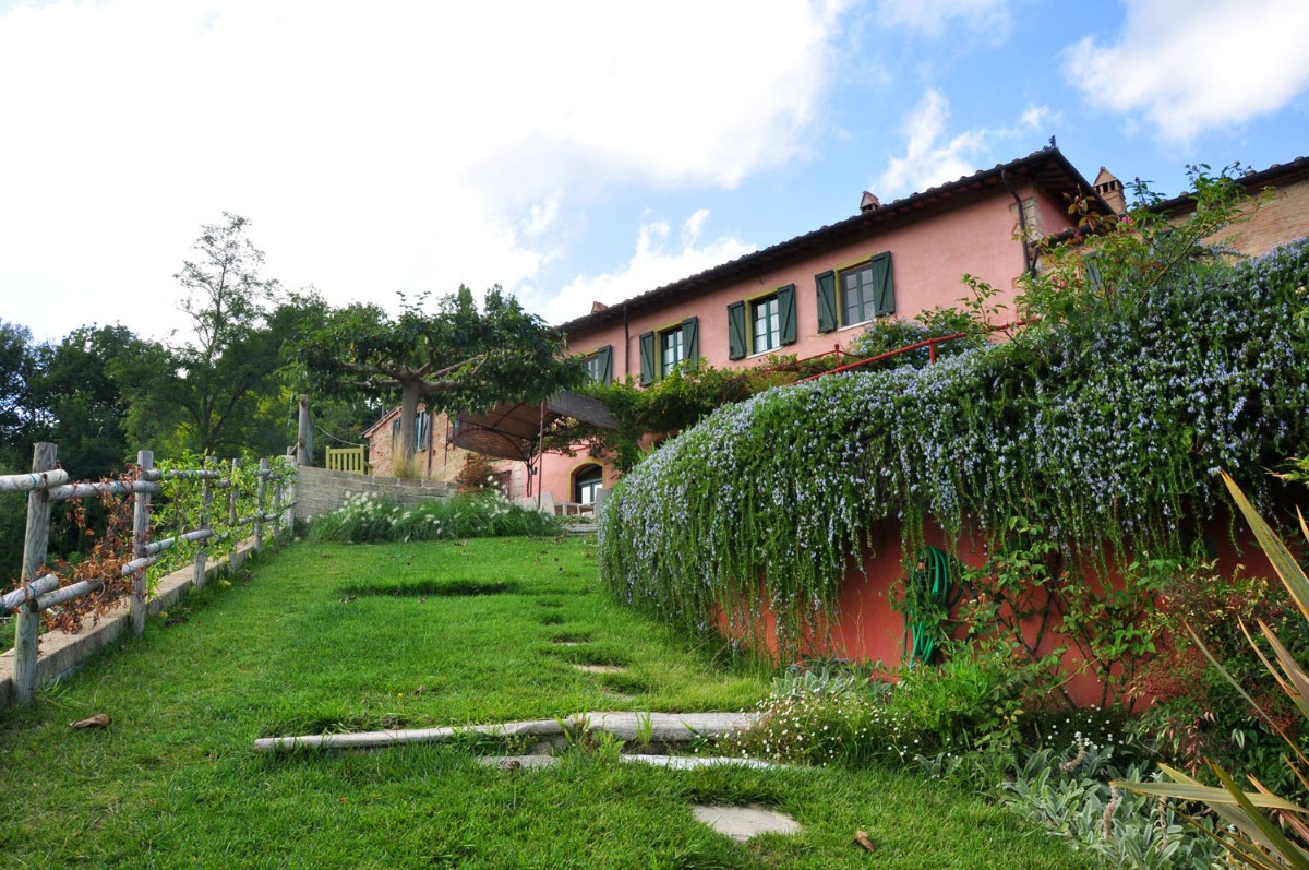 Villa on the hills in Tuscany, in Italy