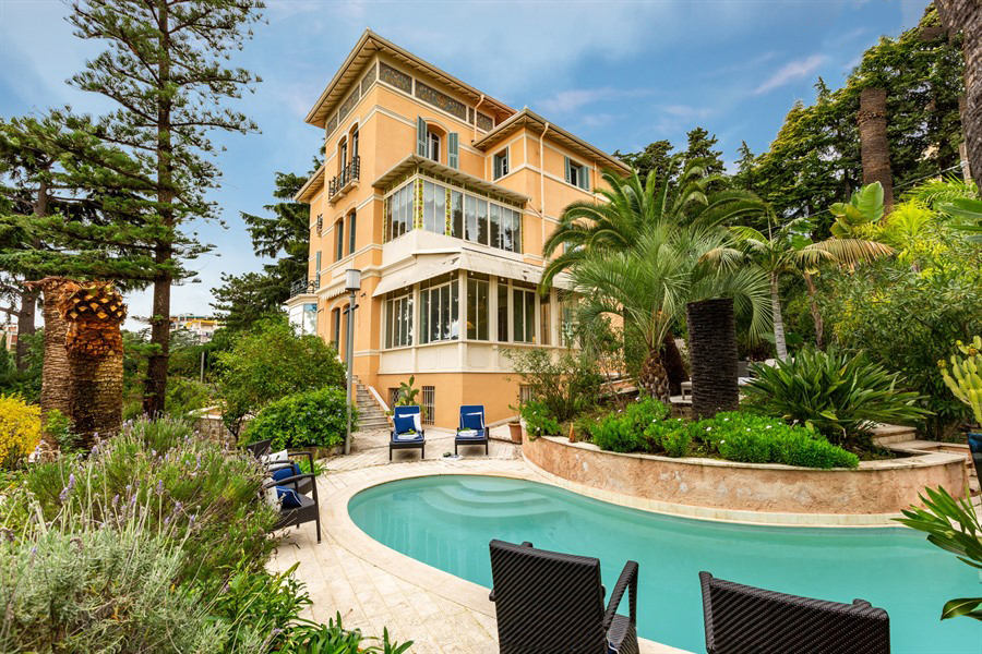 Villa by the sea in Liguria, in Italy