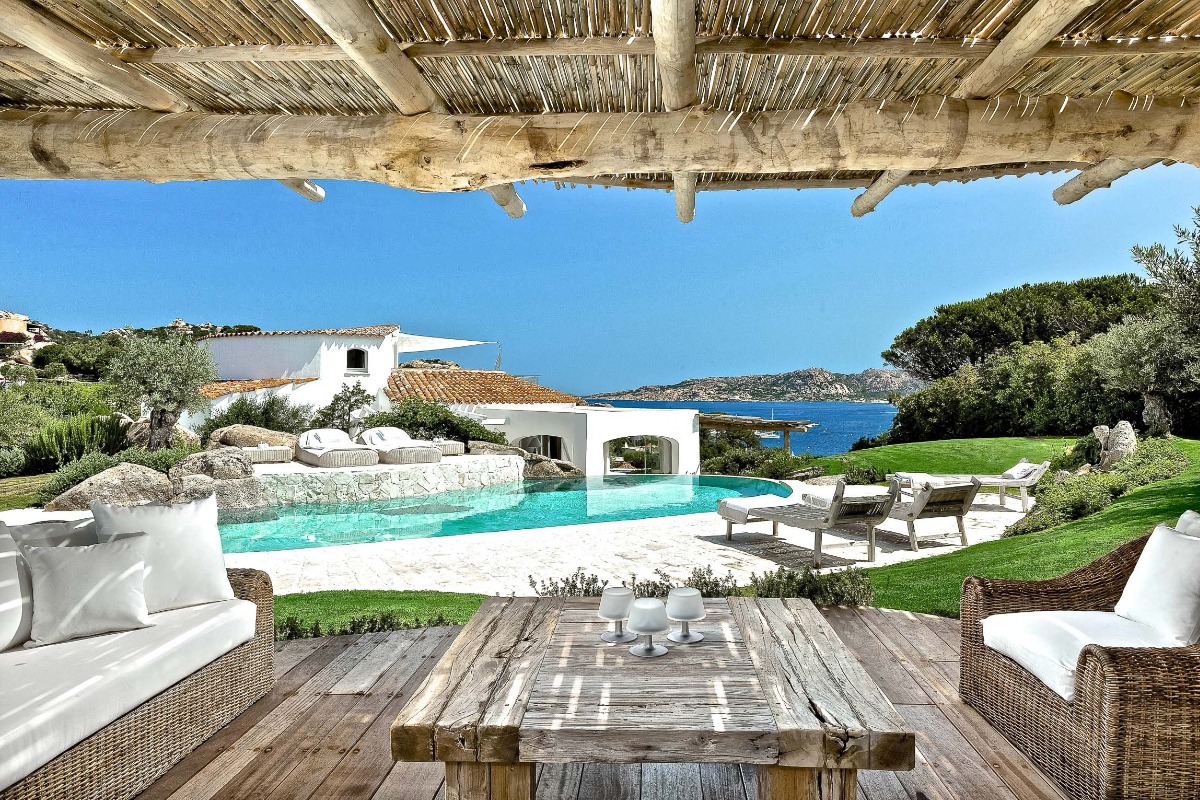 Villa by the sea in Sardinia, in Italy