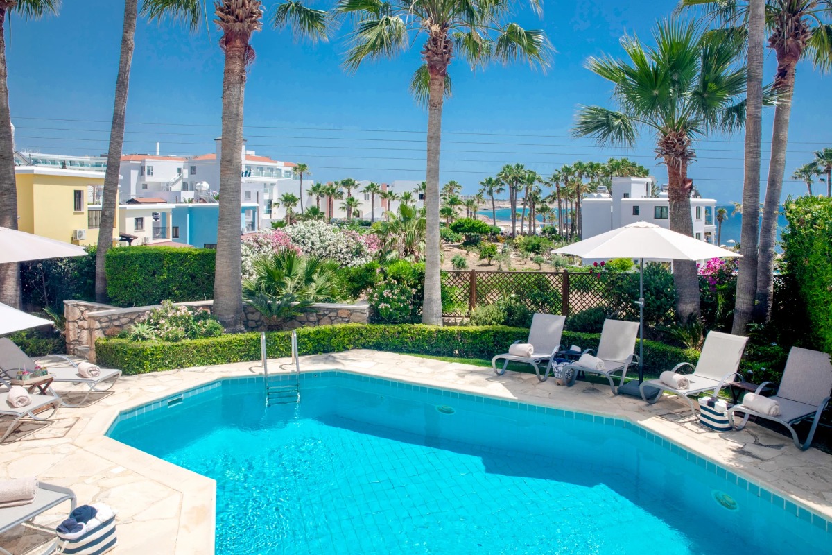 Villa by the sea in Paphos, in Cyprus