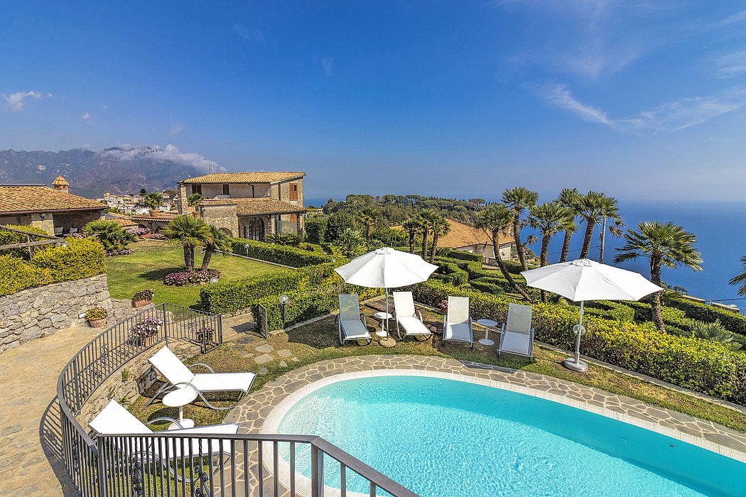 Villa by the sea in Amalfi, in Italy