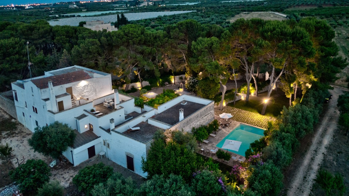 Villa by the sea in Apulia, in Italy