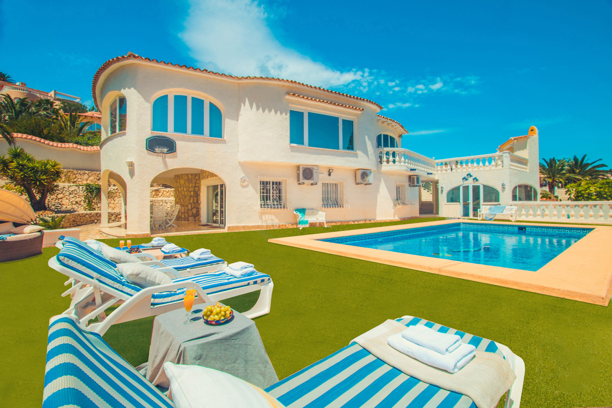 Villa by the sea on the Costa Blanca, in Spain