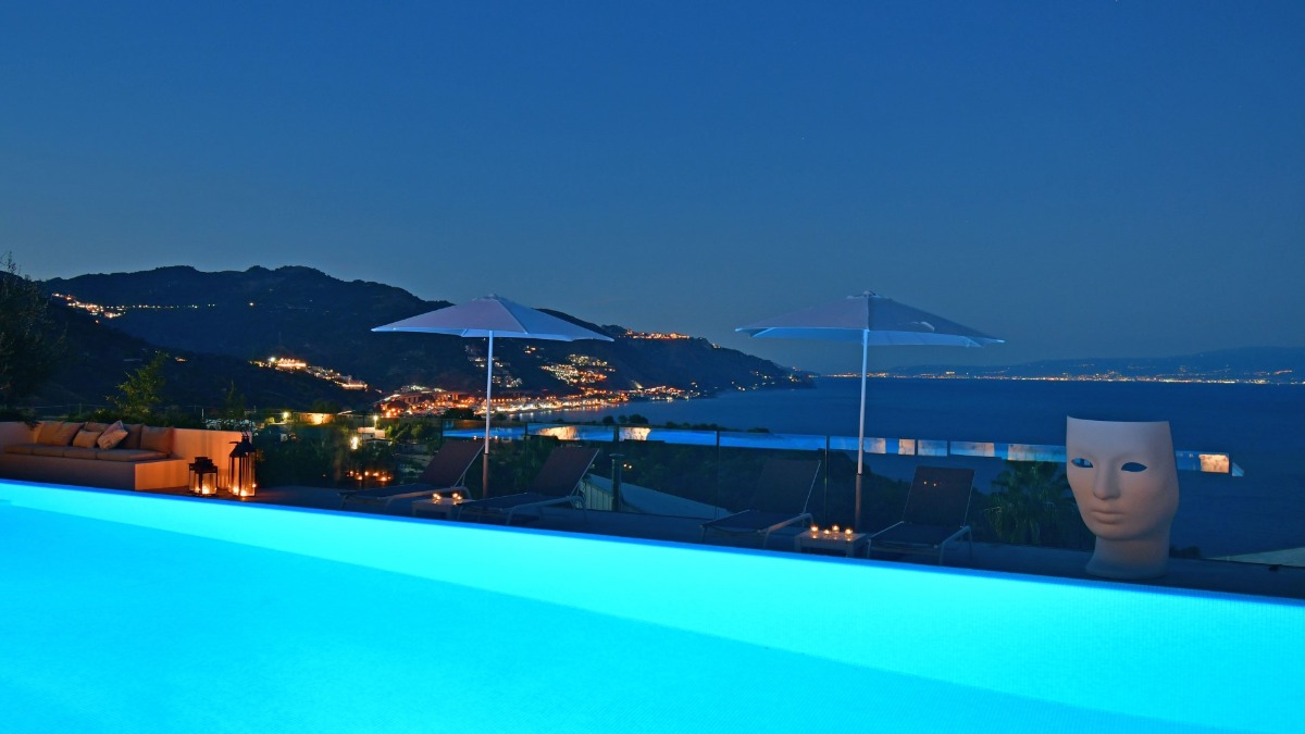 Villa by the sea in Sicily, in Italy