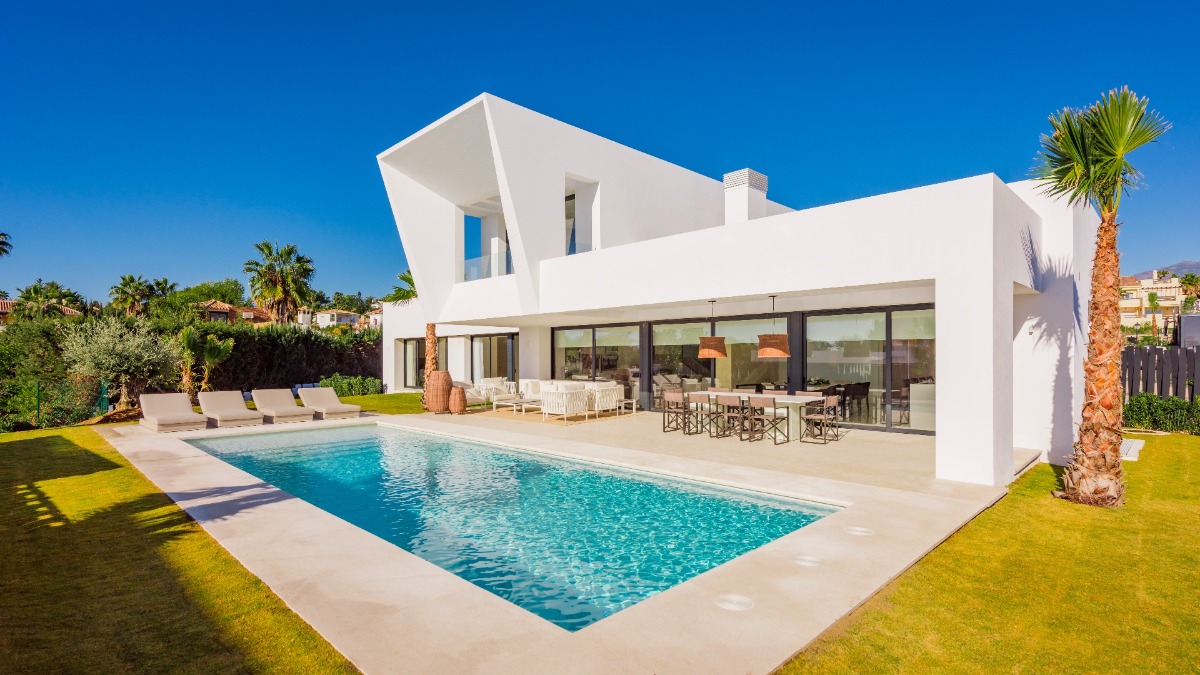 Villa by the sea on the Costa del Sol, in Spain