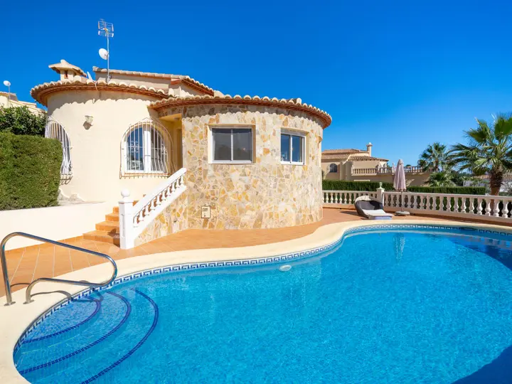 Villa by the sea on the Costa Blanca, in Spain