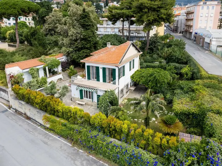 Villa by the sea in Liguria, in Italy