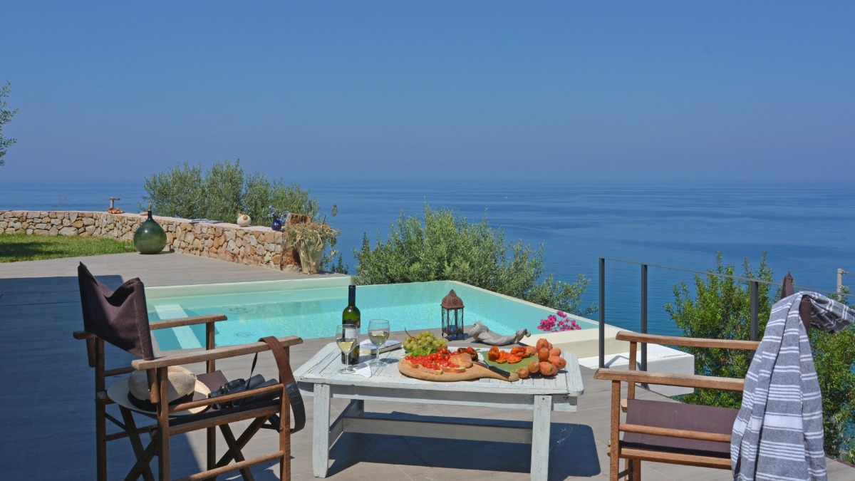 Villa by the sea in Sicily, in Italy