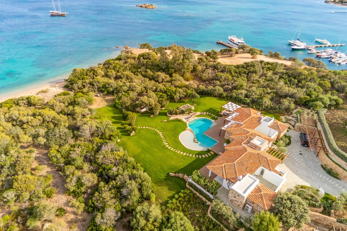 Villa by the sea in Sardinia, in Italy