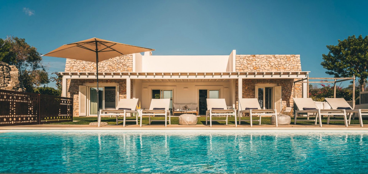 Villa by the sea in Apulia, in Italy