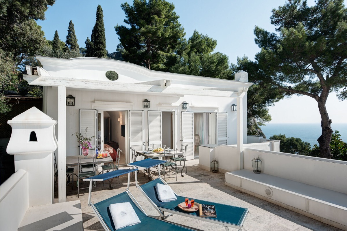 Villa by the sea on Capri, in Italy