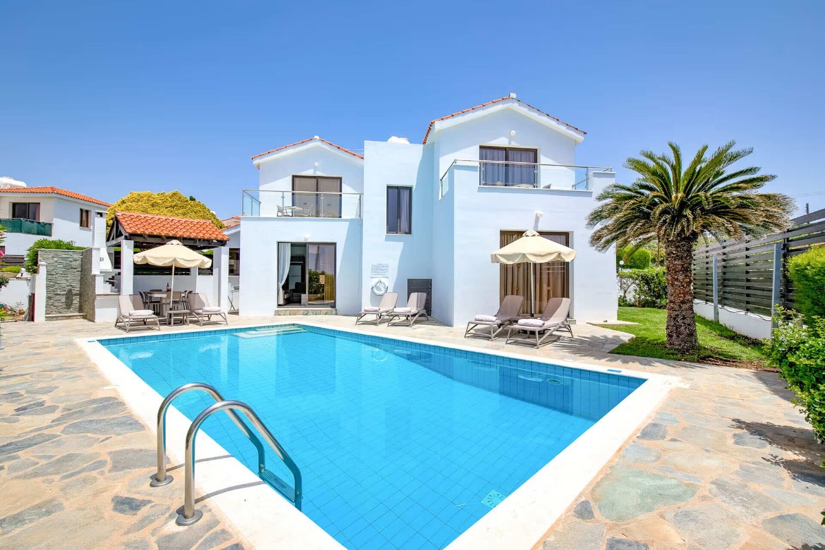 Villa by the sea in Paphos, in Cyprus