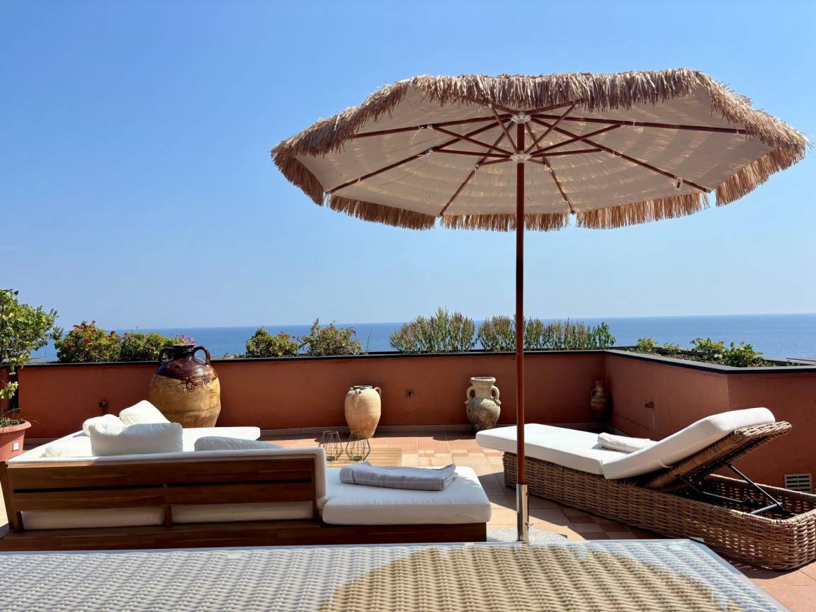 Villa by the sea in Liguria, in Italy